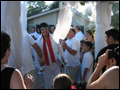 catered backyard wedding ideas