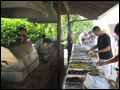 Long Island bbq caterer setup 