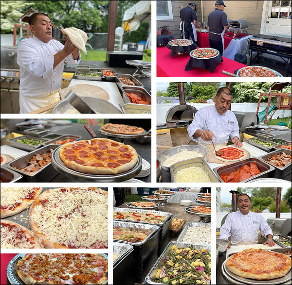 custom freshly made pizza at your event