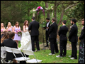 Beautiful outdoor ceremony for a Long Island wedding