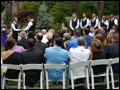 Ny back yard wedding ceremony
