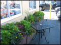 outside seating is available during spring and summer