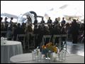 wedding catering in the airpower museum