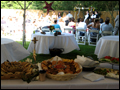 long island wedding catering appetizer table