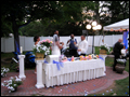 long island wedding catering- happy bride and groom